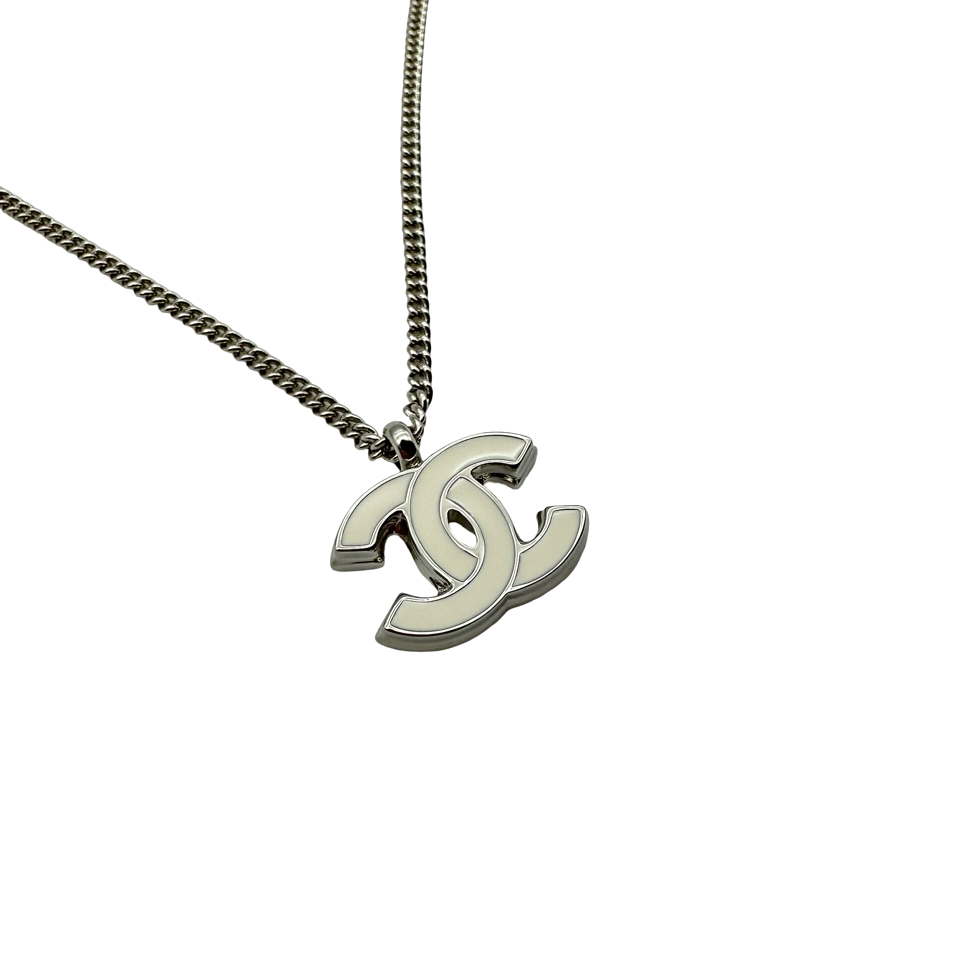 Chanel Vintage CC Logo Necklace