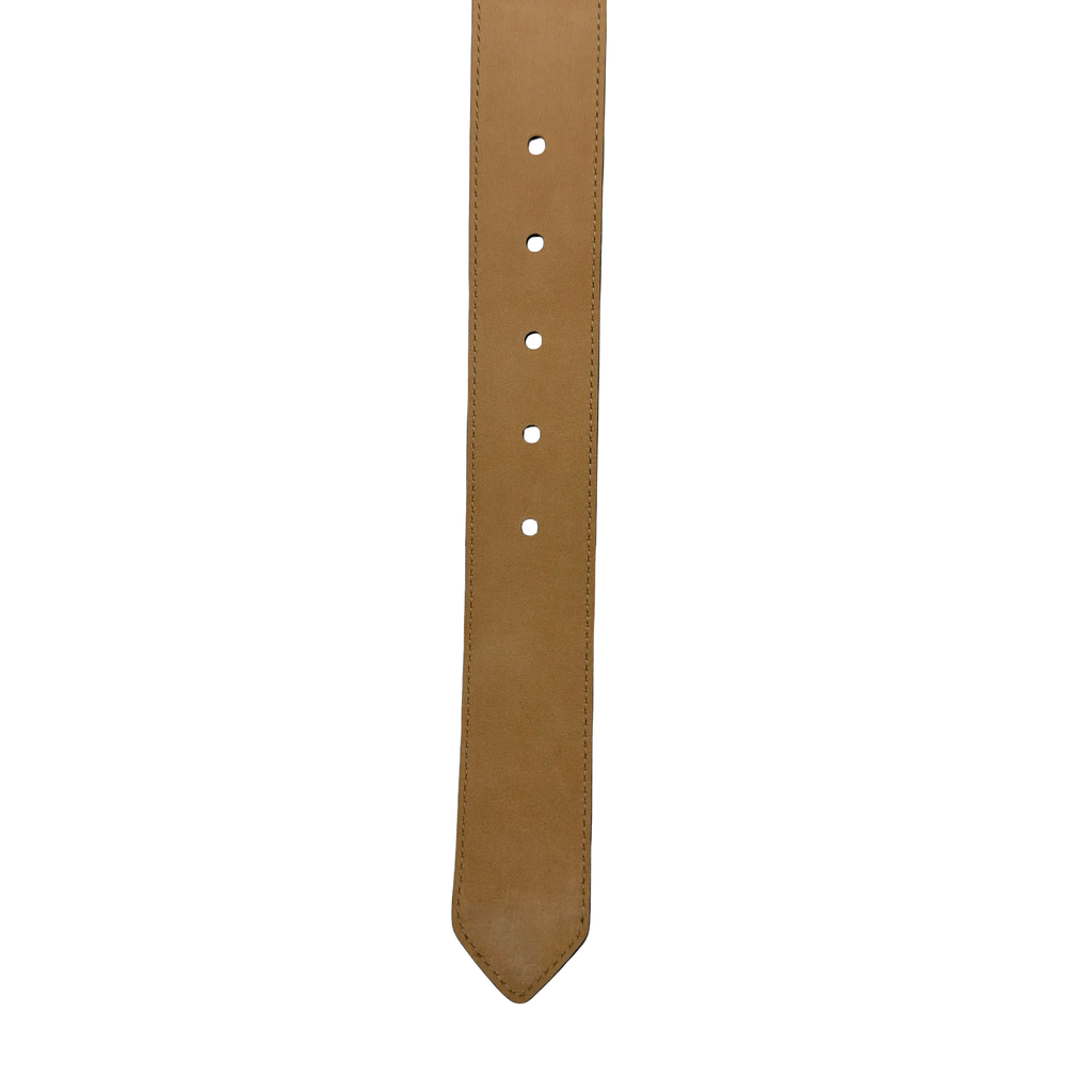 Prada Navy Suede Belt