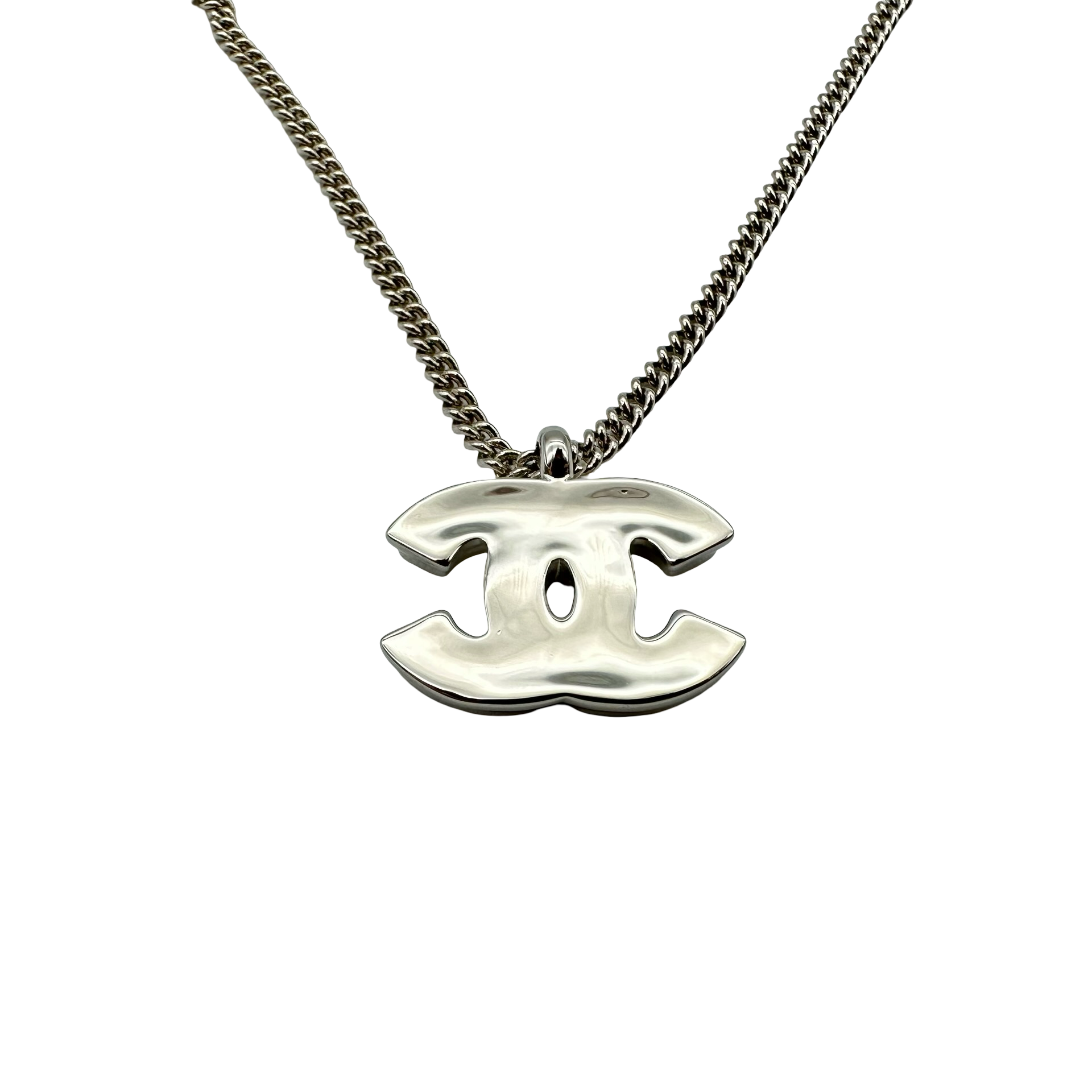 Chanel Vintage CC Logo Necklace