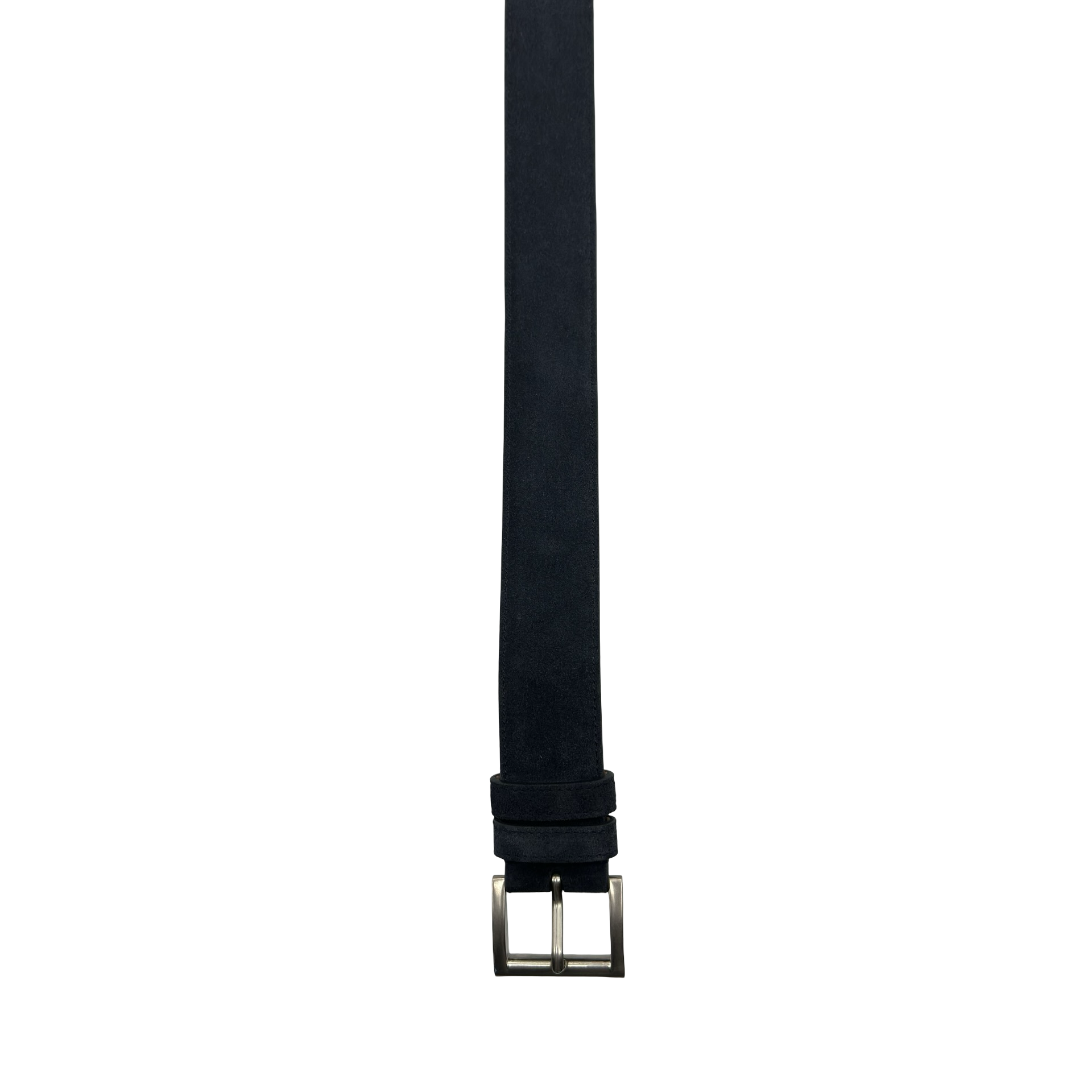 Prada Navy Suede Belt