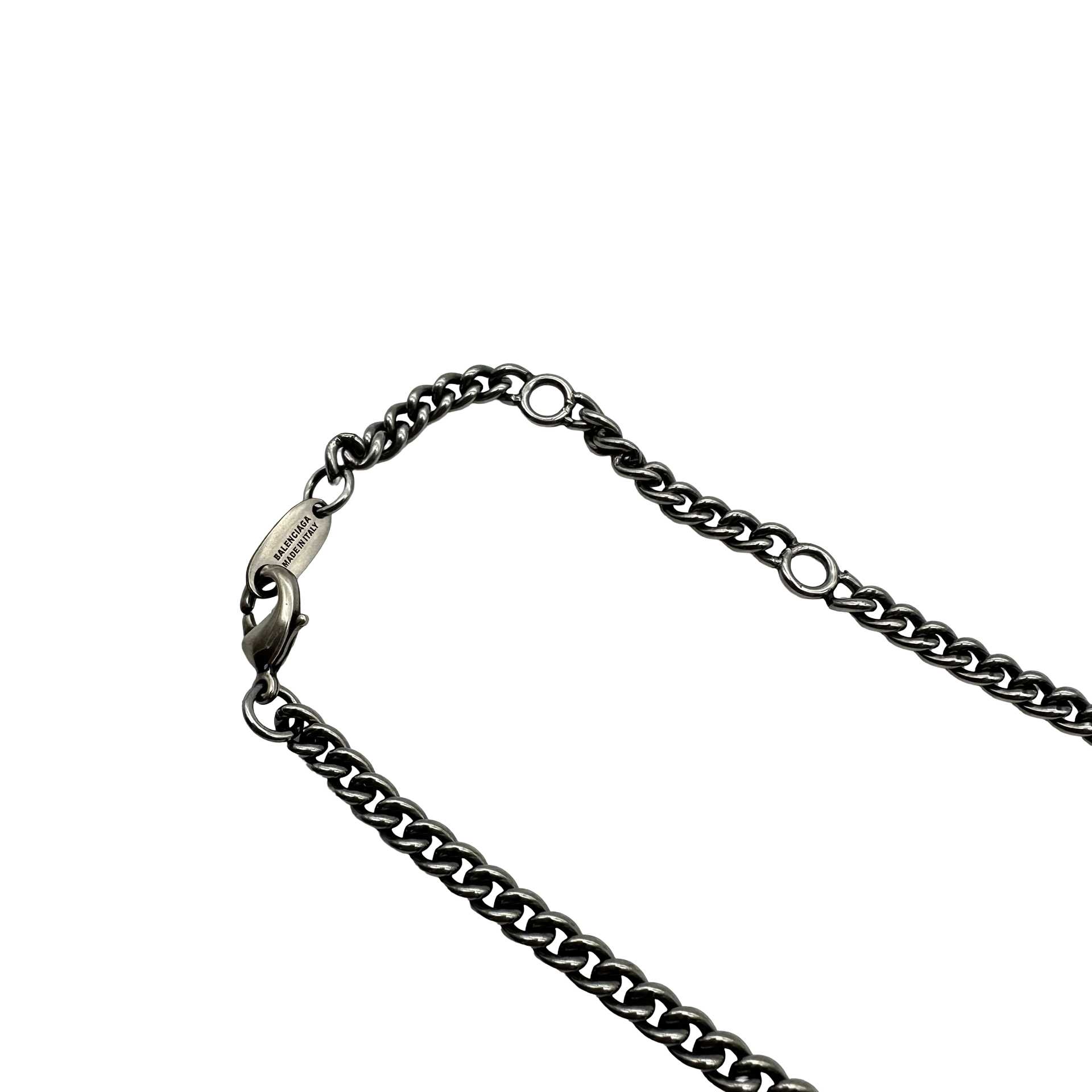 Balenciaga Metal Logo Necklace