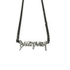 Balenciaga Metal Logo Necklace