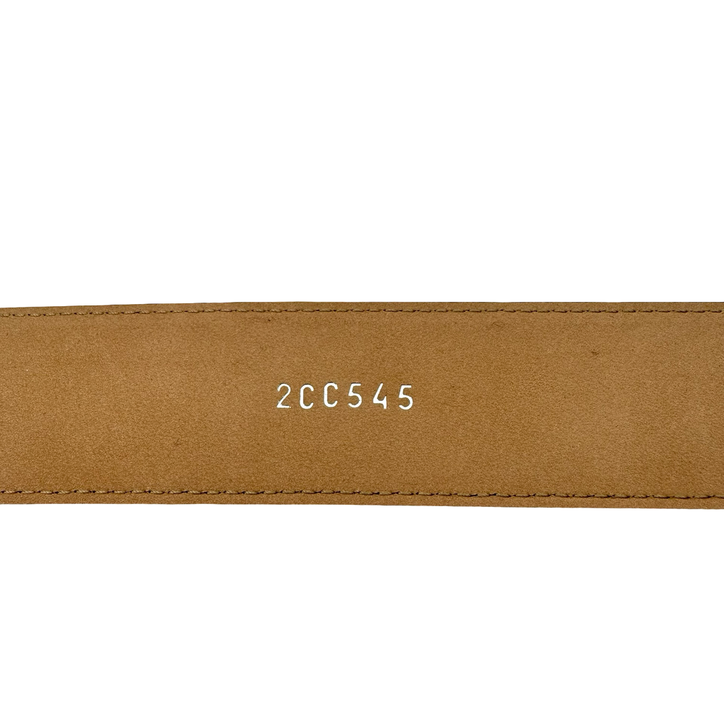 Prada Navy Suede Belt